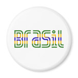 Brasil Flag Colors! Magnets