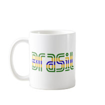 Brasil Flag Colors! mugs
