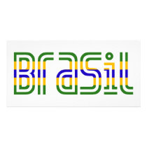 Brasil Flag Colors! photo cards