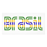 Brasil Flag Colors! photo cards