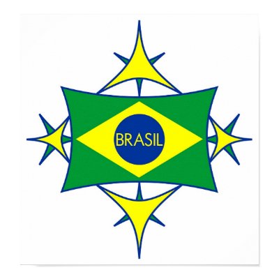 Brasil Flag Poster by MiMeta