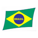 Brasil Flag Poster by Theresa posters