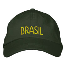 BRASIL Hat Embroidered Hats