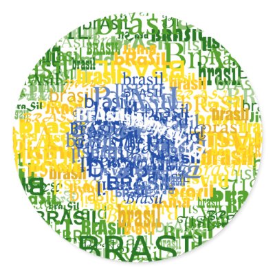 Brasil Text Flag Sticker by bandera