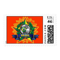 Brasil World Cup Soccer Postage stamps