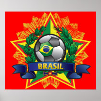 Brasil World Cup Soccer Poster posters