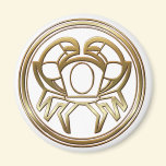Brass and Copper Cancer magnets
