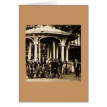 Brass Band at Saratoga Springs, New York ca. 1860s cards