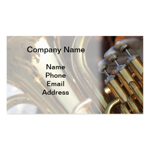 Brass Band Detail Business Card (front side)