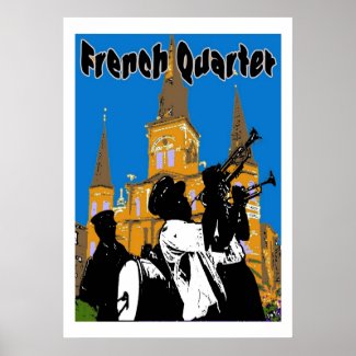 Brass Band French Quarter print