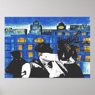Brass Band, New Orleans print