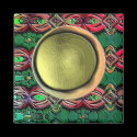 Brass Center Magnet brass moon