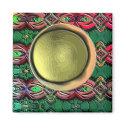 Brass Center Magnet brass moon