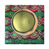 Brass Center Magnet brass moon by DoviGirl2008 Brass Center Magnet brass moon
