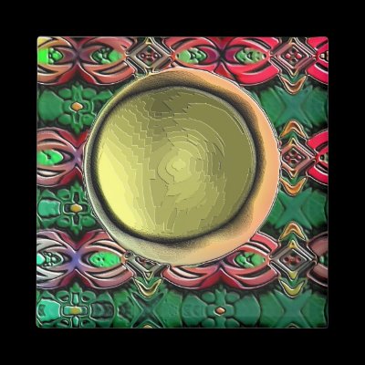 Brass Center Magnet brass moon by DoviGirl2008