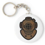 Brass Diving Helmet Key Chains