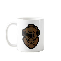 Brass Diving Helmet Mugs
