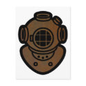Brass Diving Helmet postcards