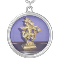 Brass Ganesha Silver Necklace