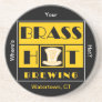 Brass Hat Brewing Sandstone Coaster
