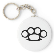 Brass Knuckle Duster Key Chain