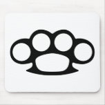 Brass Knuckle Duster Mousepads
