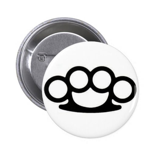 Brass Knuckle Pin Zazzle