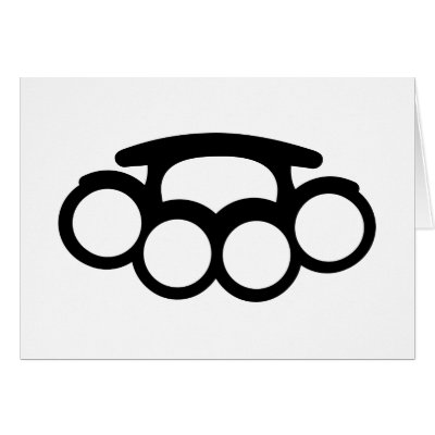 Brass knuckles cards by Thinkdifferent