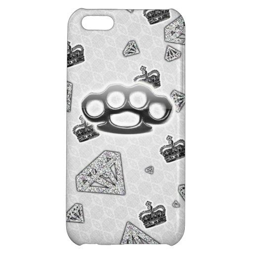 Brass knuckles/Diamond Iphone Case Zazzle