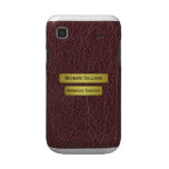 Brass Name Plate On An Executive's Samsung Galaxy Samsung Galaxy S Case