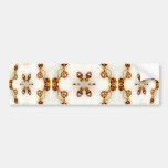 Brass Pierced Circuits Bumper Sticker