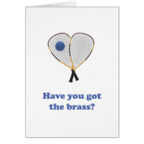 Brass Racquetball Cards