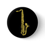 Brass Sax Buttons