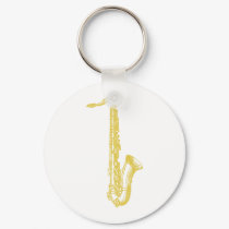 Brass Sax keychains