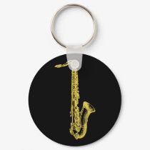 Brass Sax keychains
