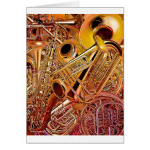 Brass Wall Greeting Cards