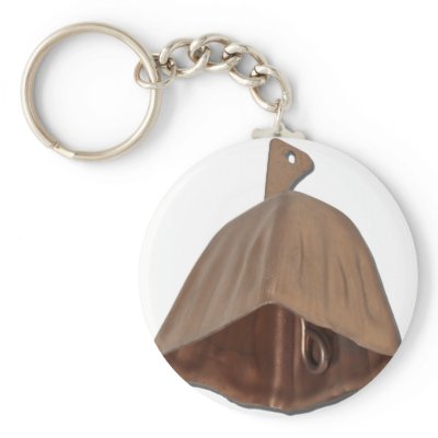 BrassCowBell112010 Key Chain by ShroudedLake