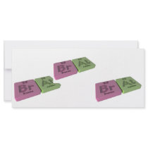Brat as Br Bromine and At astatine Custom Rack Card