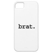 brat. iPhone 5 cover