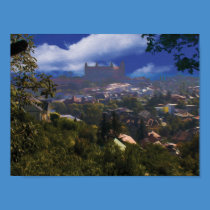 Bratislava Castle in Oil Poster posters