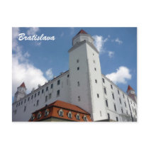 bratislava castle slovakia post card