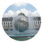 bratislava grassalkovich round sticker
