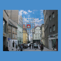 Bratislava Old City Oil posters