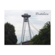 bratislava UFO bridge Post Card