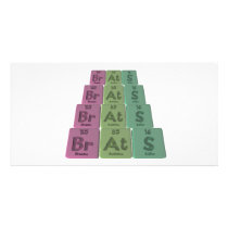 Brats-Br-At-S-Bromine-Astatine-Sulfur.png Personalized Photo Card