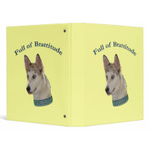 Bratty Ausky Dog Brattitude Binder