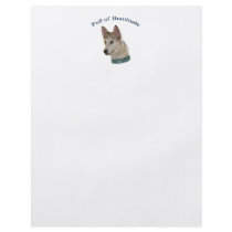 Bratty Ausky Dog Brattitude Personalized Flyer