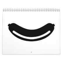 Bratwurst BBQ sausage Wall Calendars