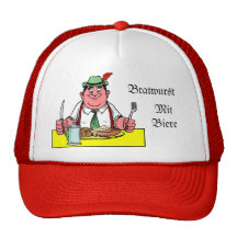 Bratwurst mit Biere Trucker Hat