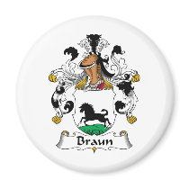 Braun Family Crest magnets